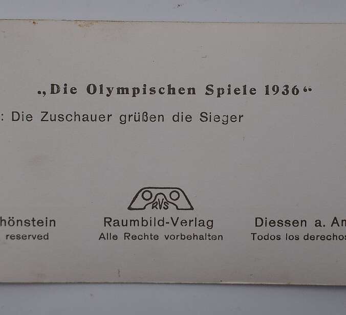 Die Rückseite eines der Bilder.