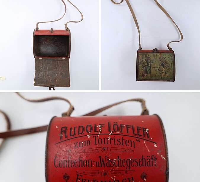 Eine Frühstückstasche aus Blech
