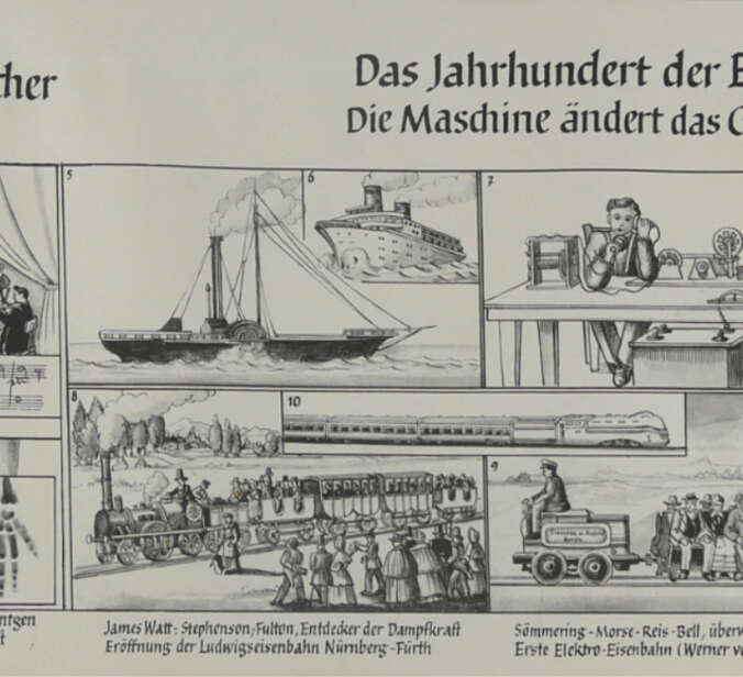 Schulwandbild "Bedeutende Künstler und Forscher"