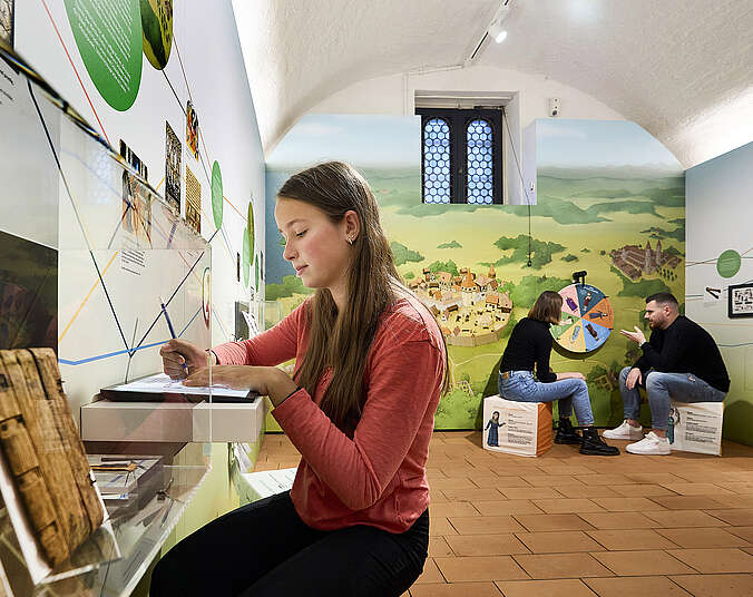 Blick in den Gewölbekeller