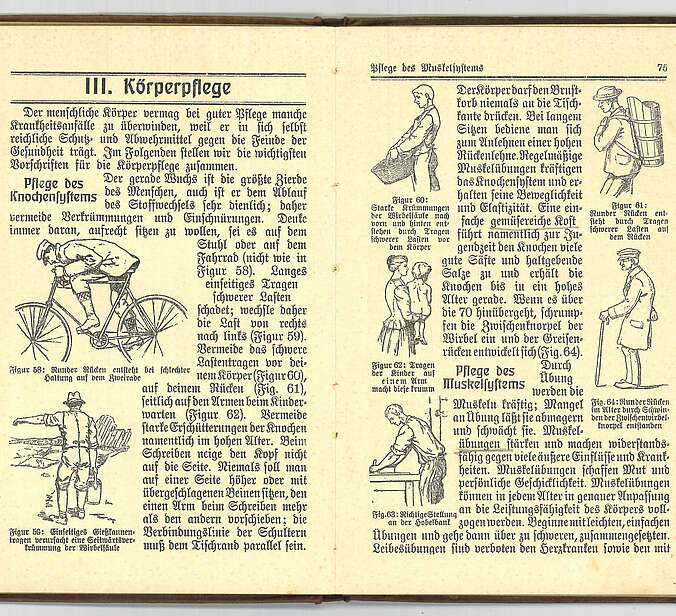Eine aufgeschlagene Buchseite.