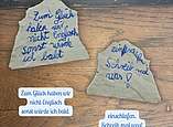 Das Briefeschreiben wird genutzt, um die Langeweile zu vertreiben. 