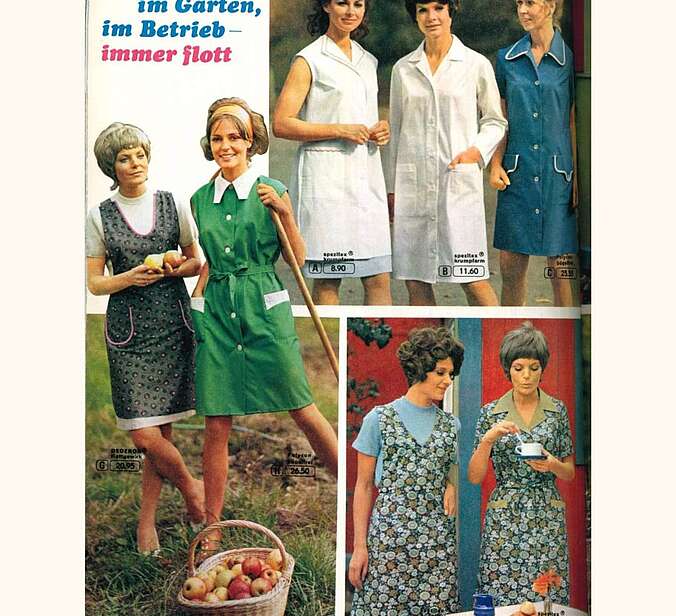 Eine Seite eines Versandkataloges.