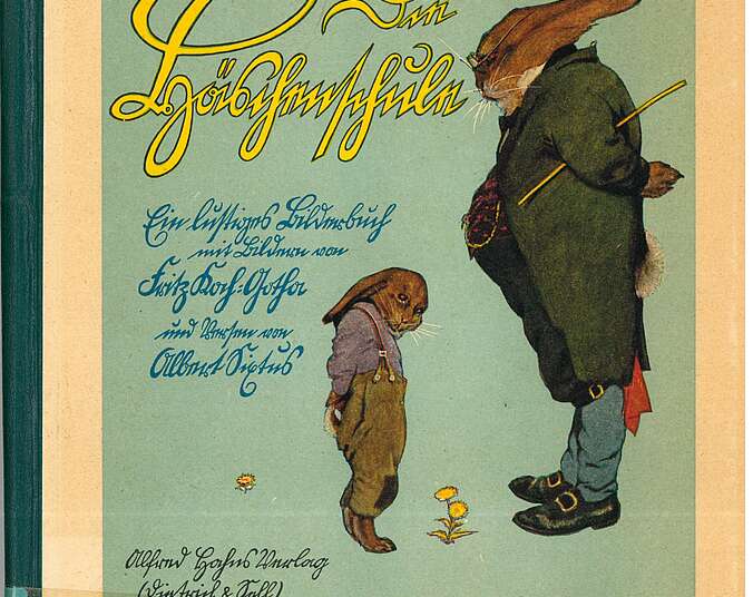 Cover des Bilderbuchs Häschenschule