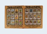 Das Sammelalbum „Albumo di Reklamo Marki di Societo Anonima Chokolada Tobler Bern Suisia” von 1930. 